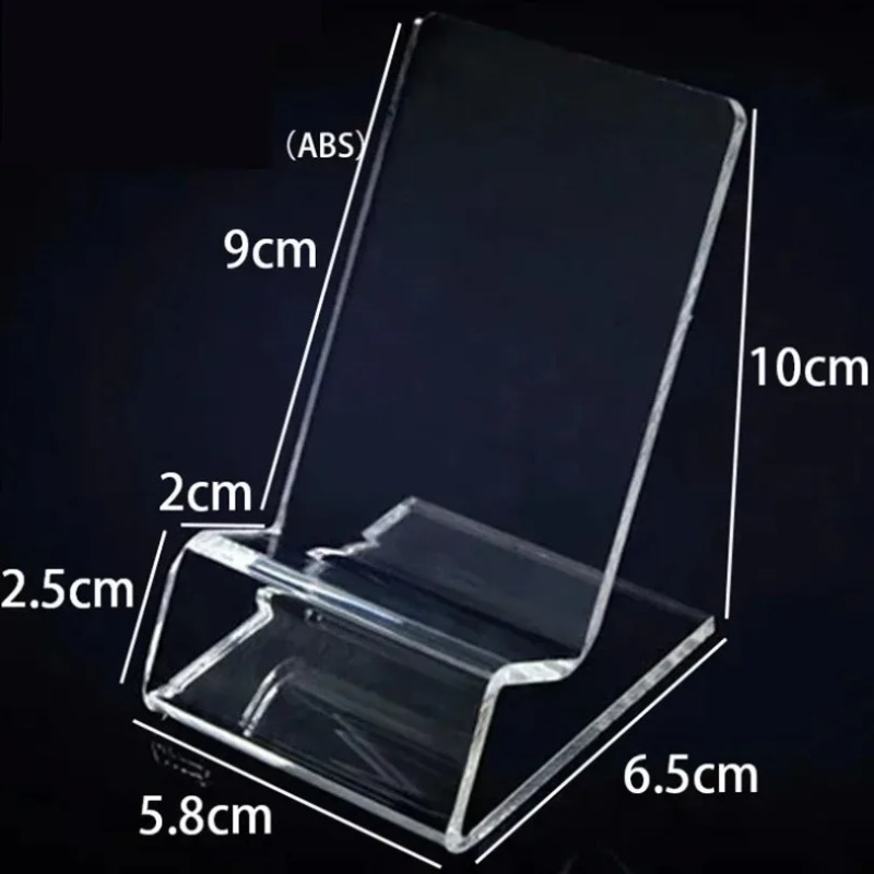Home Office Minimalist - Acryl-Smartphone-Ständer, kristallklarer, universeller Desktop-Halter für mobile