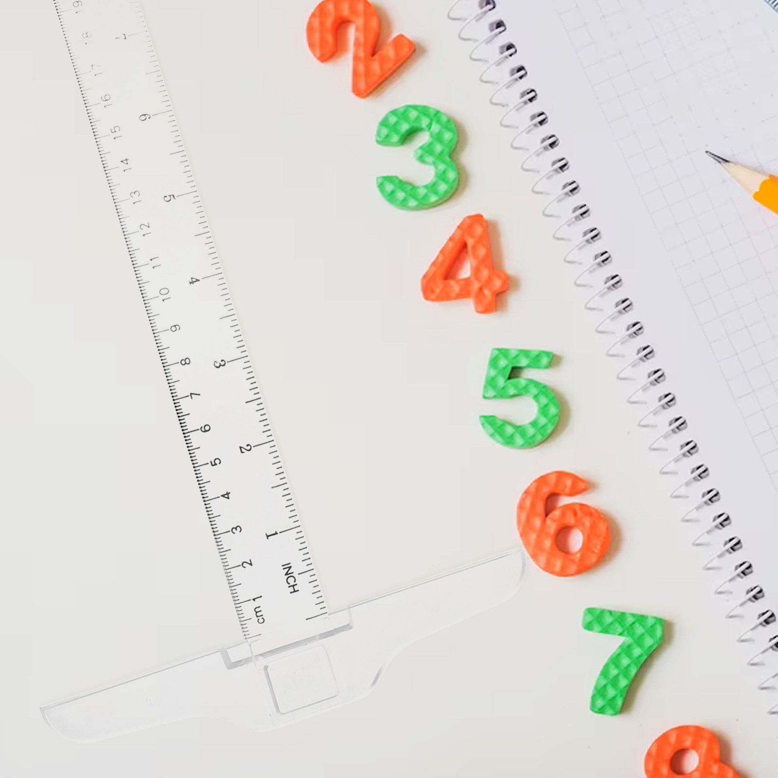 Home Office Student - 2 Stück T-förmige Lineale aus Kunststoff