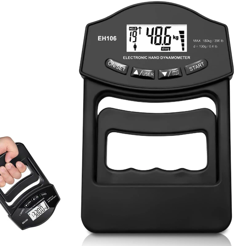 Monitor Arm Dual - 396Lbs/180Kg Digitales Handdynamometer Grip Grip Strength