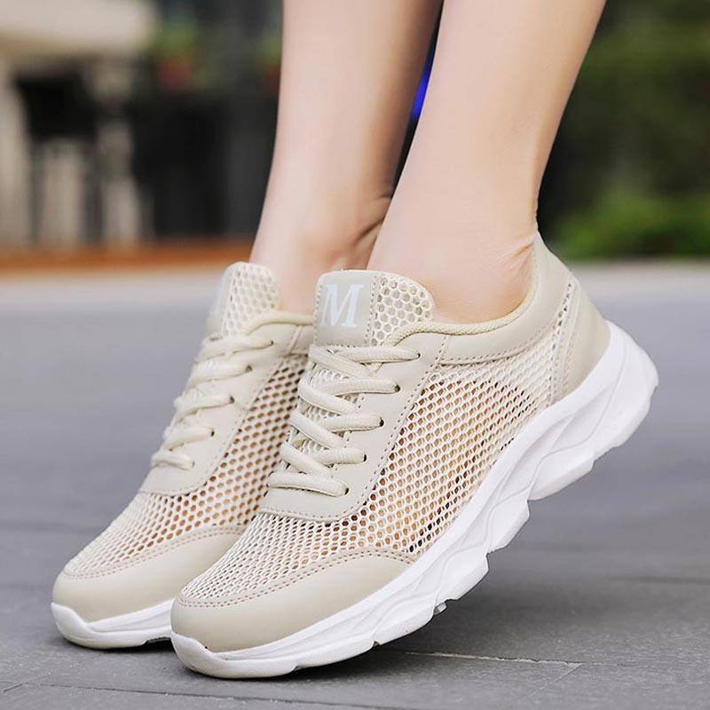 Home Office Yoga Room Ideas - Sommer Atmungsaktive Turnschuhe Frauen Mesh frauen