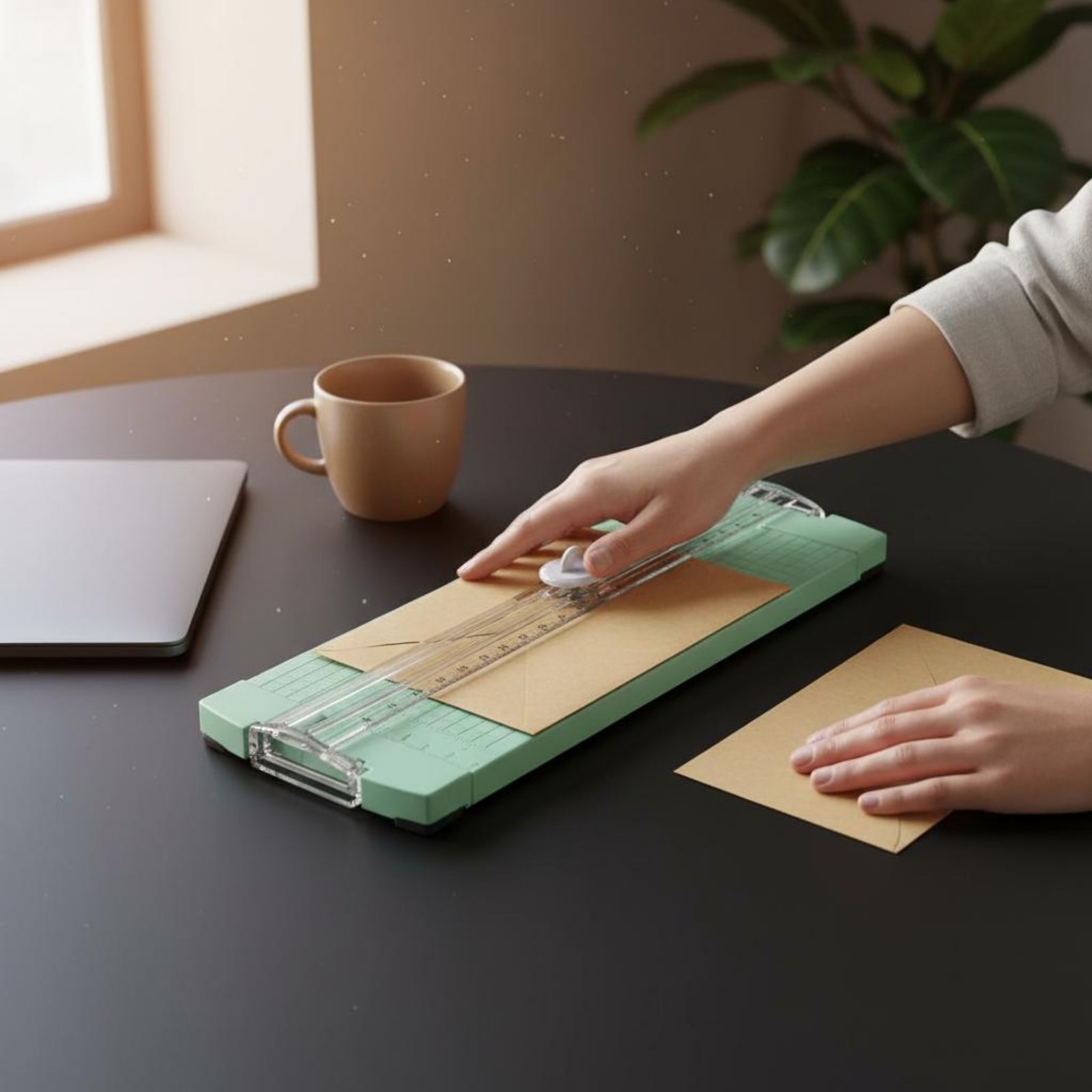 Home Office Student - A4-Papierschneider Präzises Schneiden Tragbarer Papierschneider Bürobedarf
