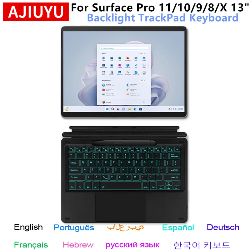 Home Office Pro - Bluetooth-Tastatur für Microsoft Surface Pro 11