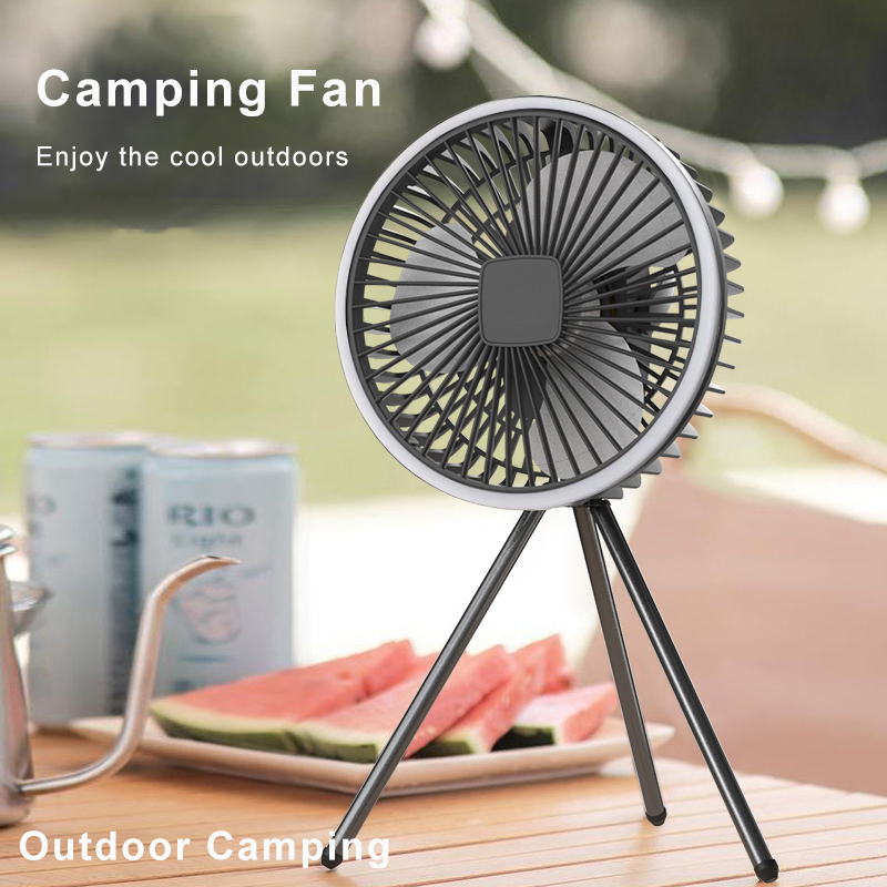 Home Office Gadgets - Tragbarer Campingventilator, 10000 mAh, 5000 mAh,