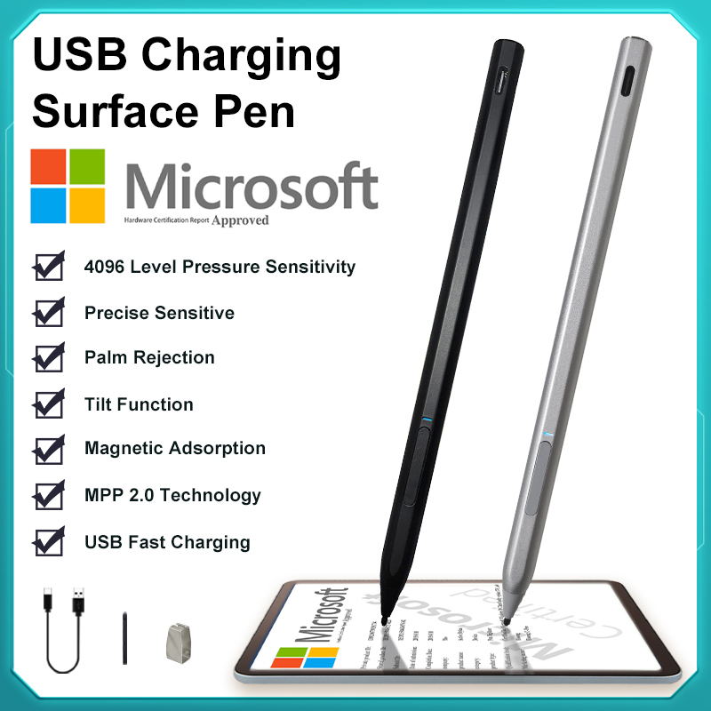Home Office Pro - Stylus-Stift für Surface USB-C Aufladung 4096