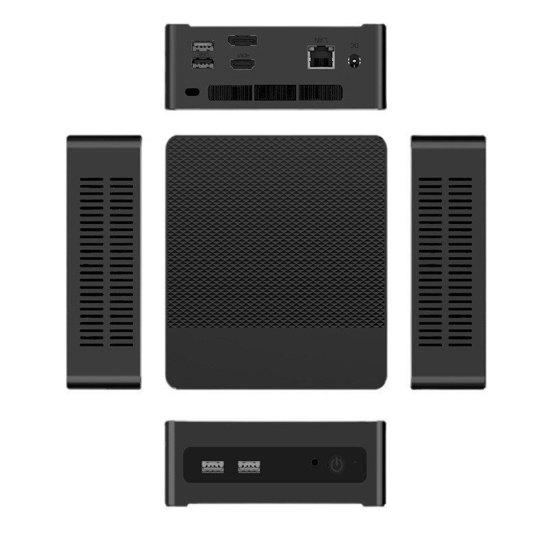 Home Office Of Microsoft - N100-Minicomputer der 12. Generation, 4K-Heimnetzwerkanschluss, Soft-Routing,