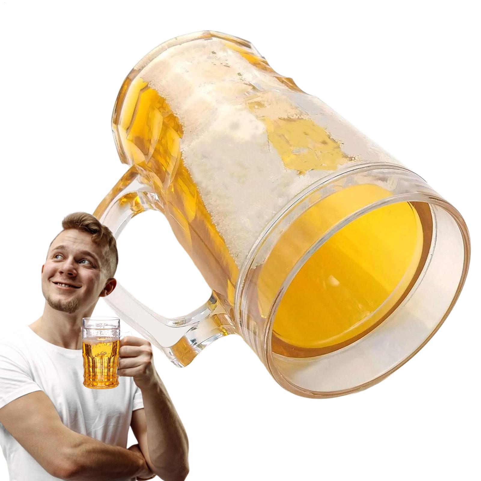 Home Office Setup - Künstlicher Bierkrug, lustiger Wasserbecher, neuartiges Streichspielzeug