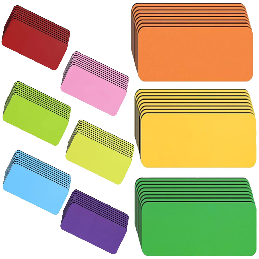 Home Office Organization - 54 Stück magnetische Namensschilder, trocken abwischbare,