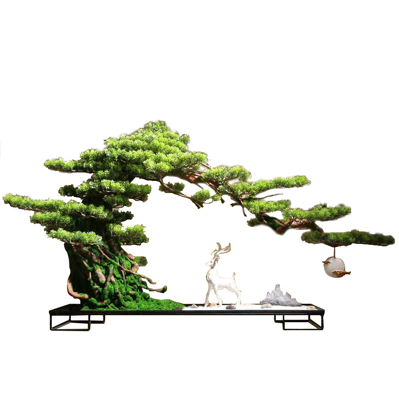Home Office Of Microsoft - Künstlicher Kiefernbaum, Wohnzimmer, Eingang, Bonsai für