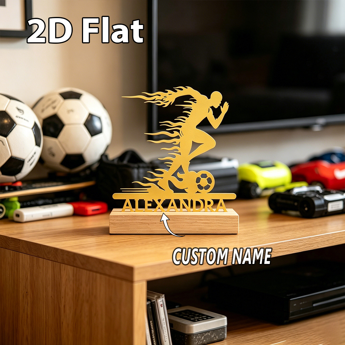 1 Stück Maßgefertigtes Fußball – Home Office Gifts Bewertung und Preis