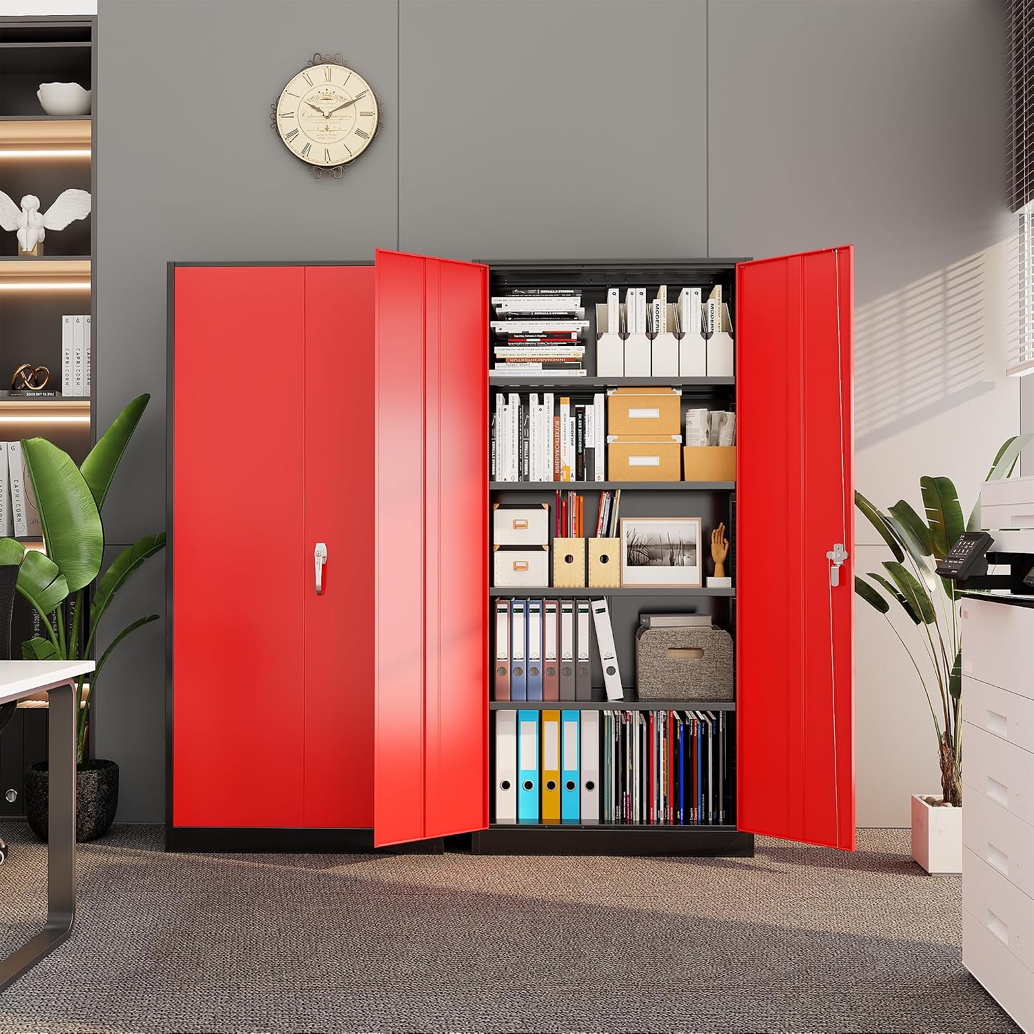 Robuster Metall-Garagenschrank – Home Office Organization Bewertung und Preis