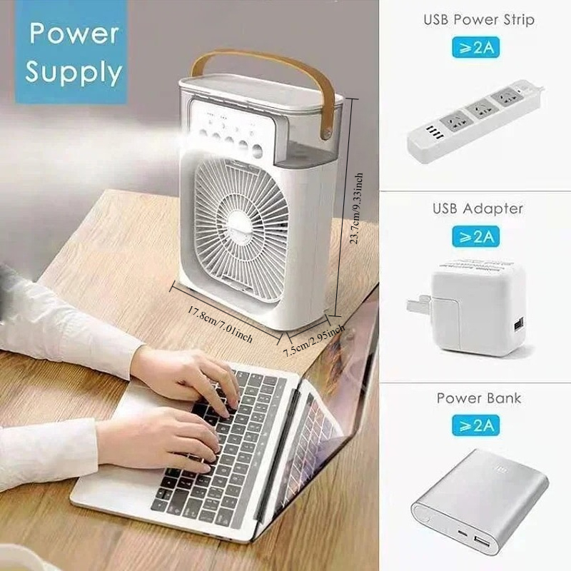 3-in-1-Mini-Luftkühler, tragba – Home Office Gadgets Bewertung und Preis