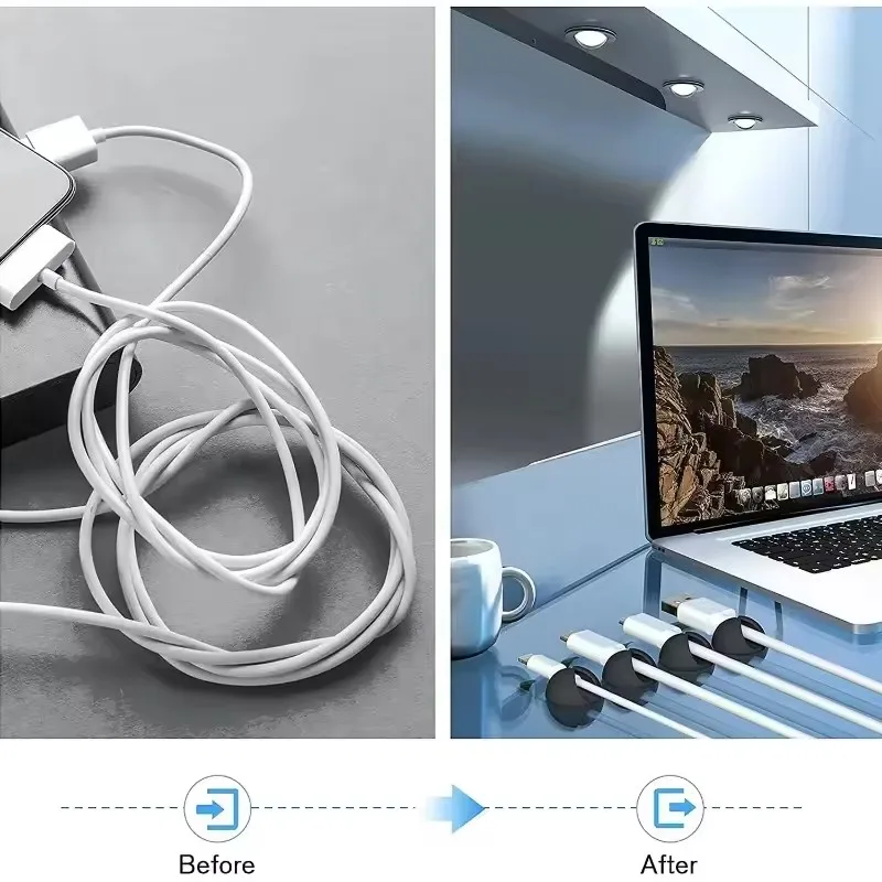 5/50Pcs Kabel Clip Wickler Org – Home Office Organization Bewertung und Preis