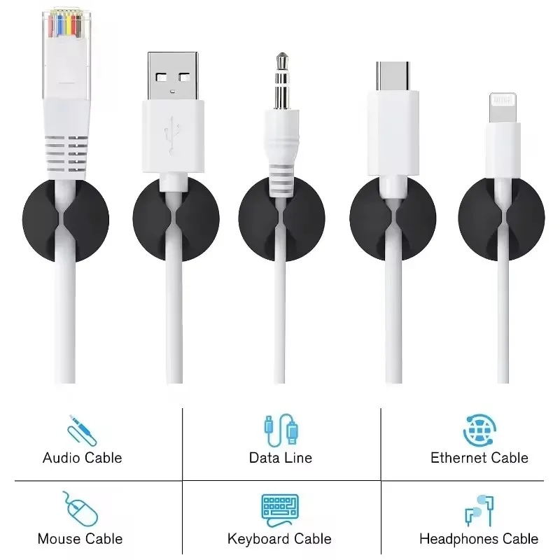 5/50Pcs Kabel Clip Wickler Org – Home Office Organization Bewertung und Preis