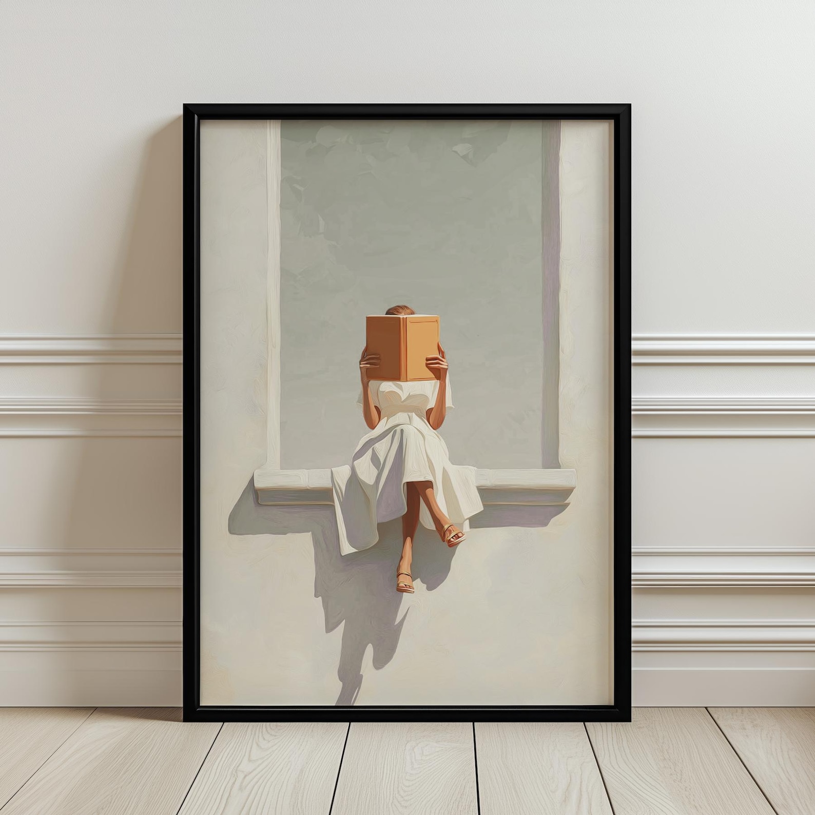 Moderner abstrakter Kunstdruck – Home Office Minimalist Bewertung und Preis
