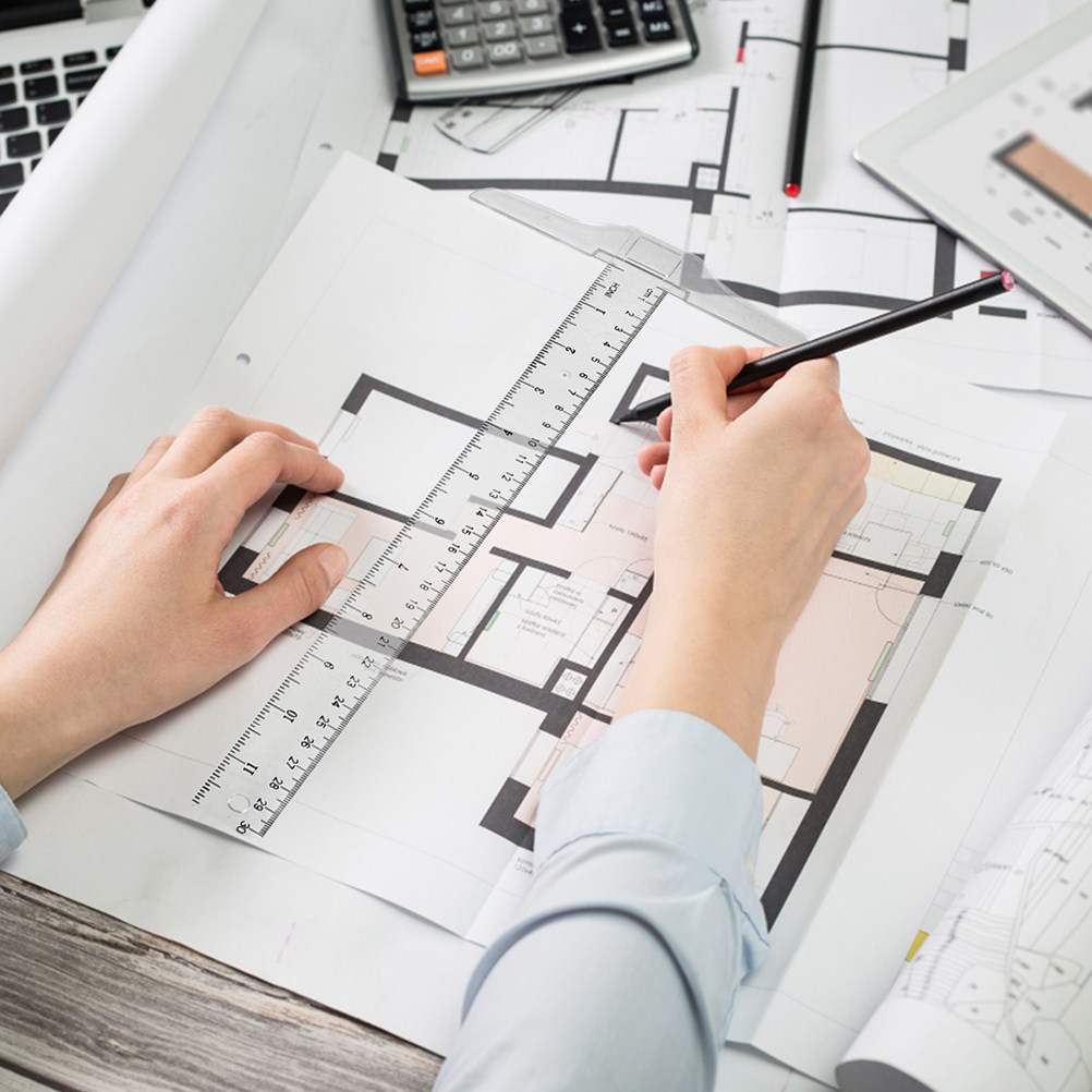 2 Stück T-förmige Lineale aus  – Home Office Student Bewertung und Preis