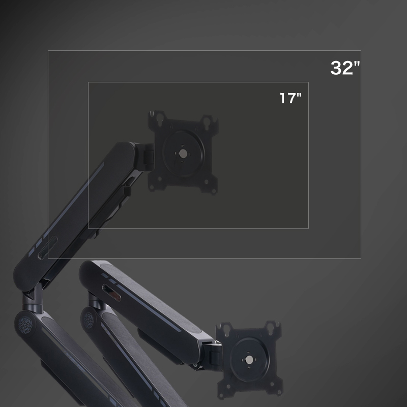 Neu eingetroffener Gasdruckfed – Monitor Arm Dual Bewertung und Preis