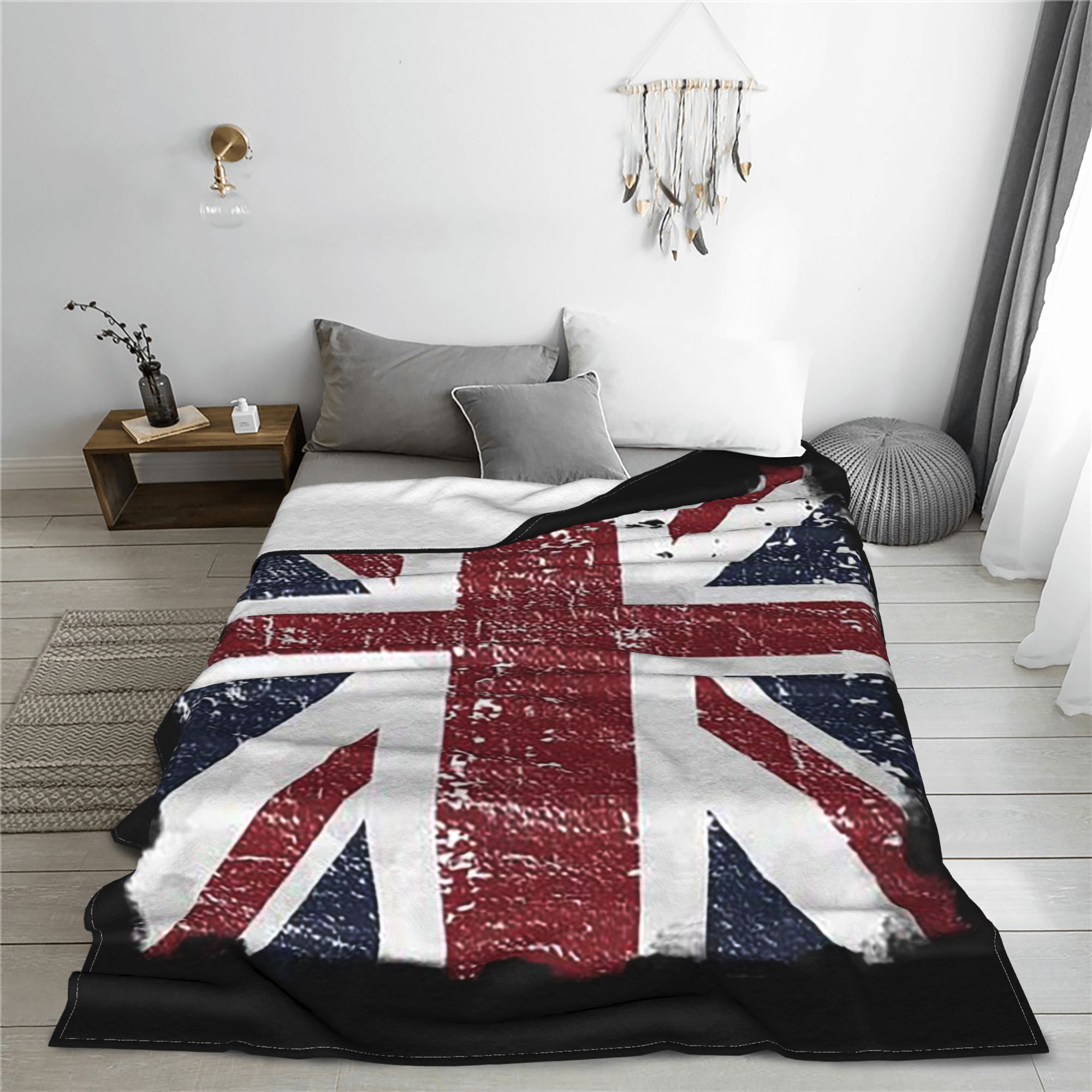 Distressed British Flag Schwar – Home Office British Bewertung und Preis