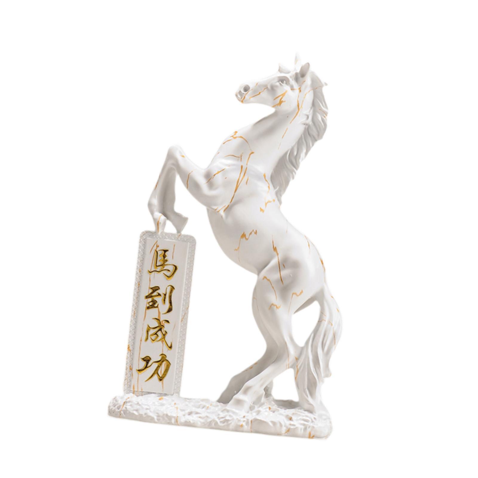 Pferdestatue aus Kunstharz, De – Home Office Representative Bewertung und Preis