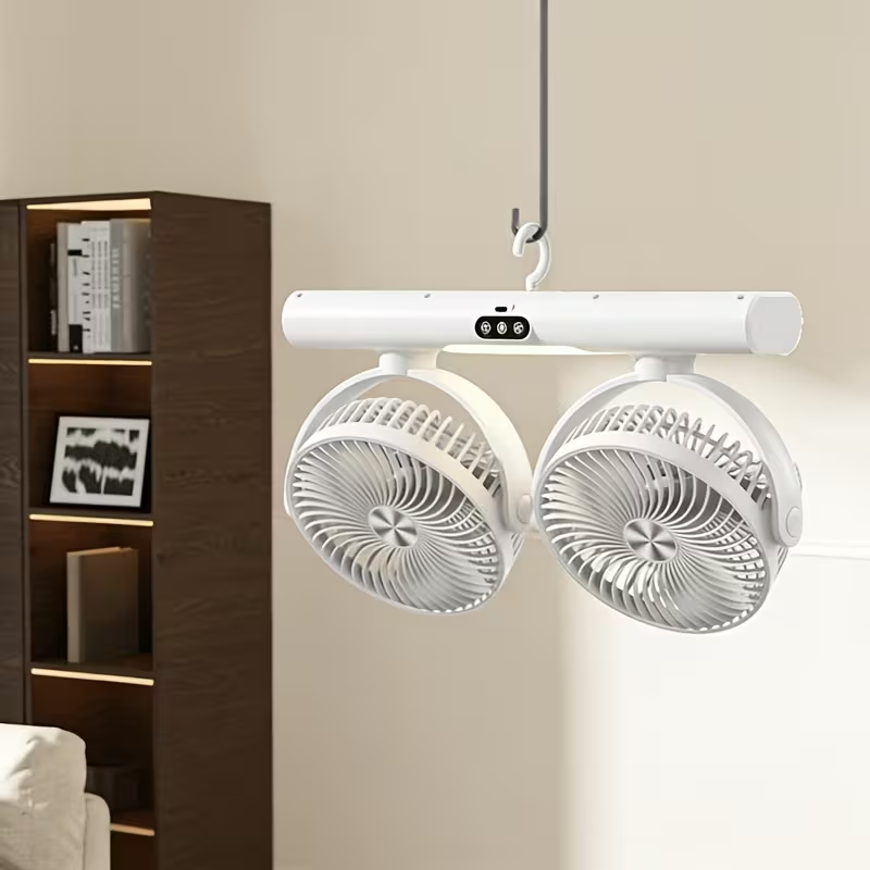 Doppelkopf-Umluftventilator, m – Home Office Gadgets Bewertung und Preis