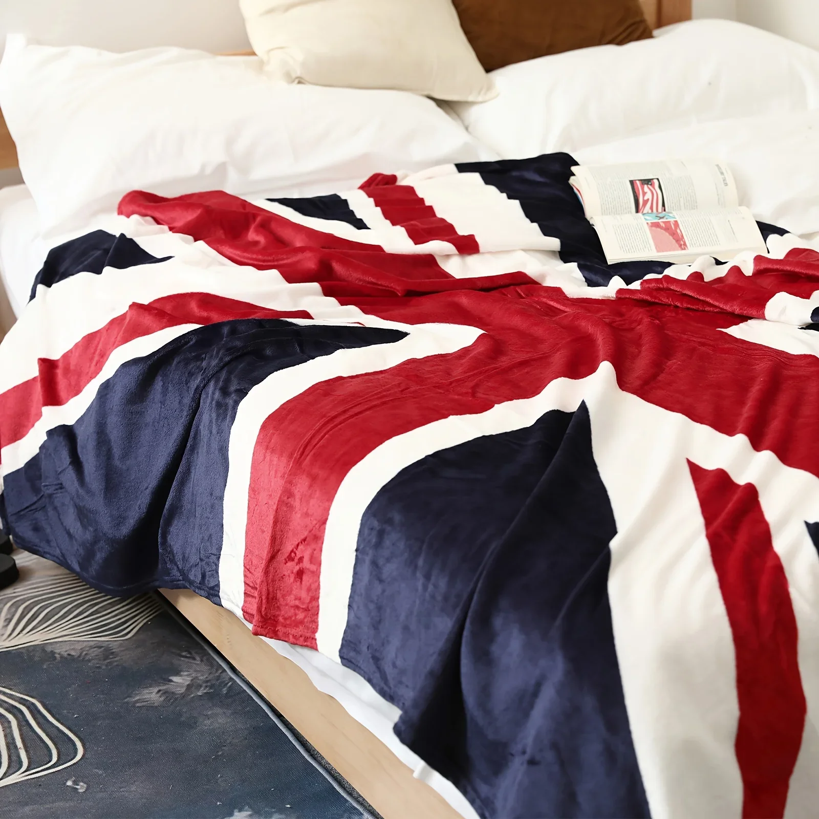 Flanell-Überwurfdecke mit brit – Home Office British Bewertung und Preis