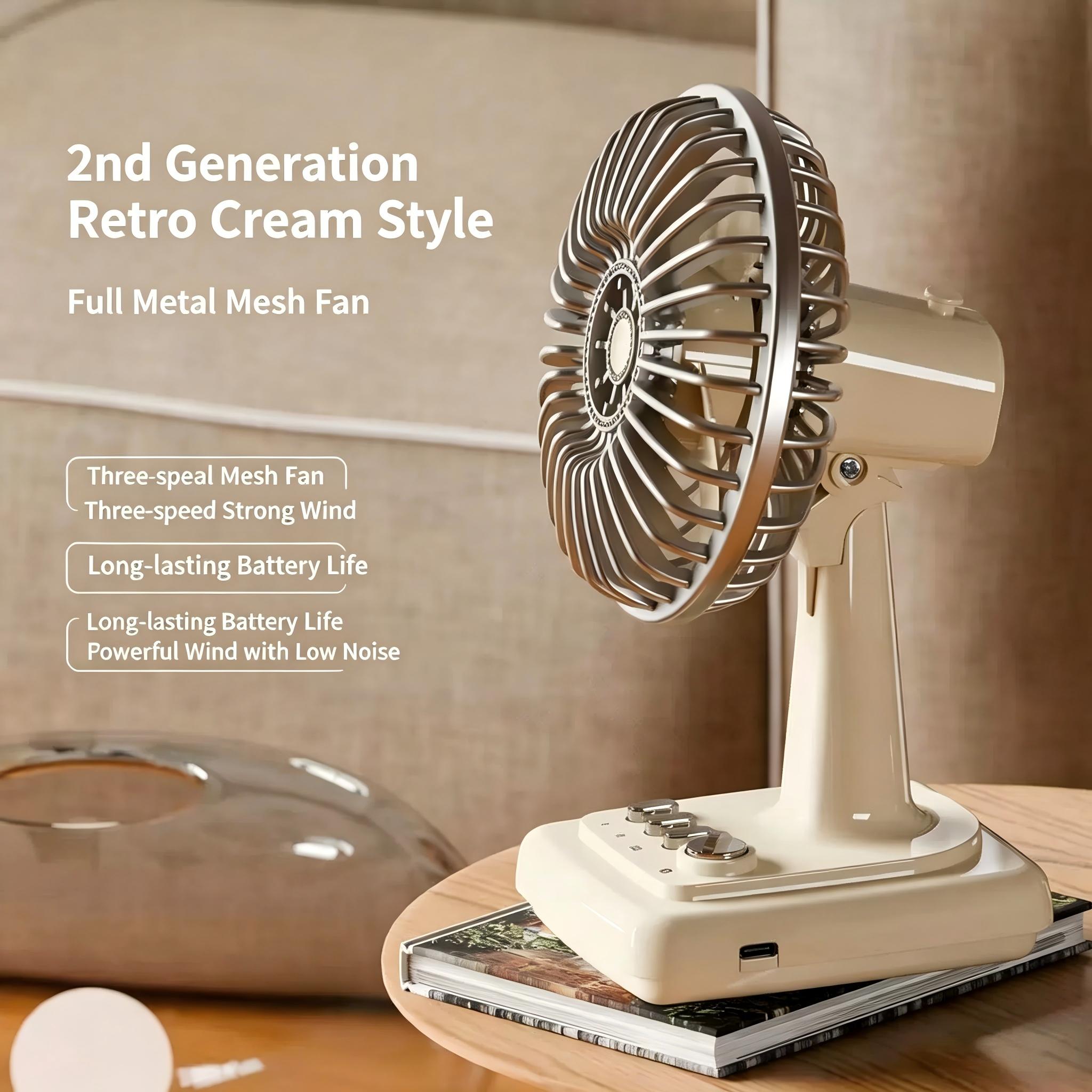 Retro-Legierungs-Tischventilat – Home Office Setup Bewertung und Preis