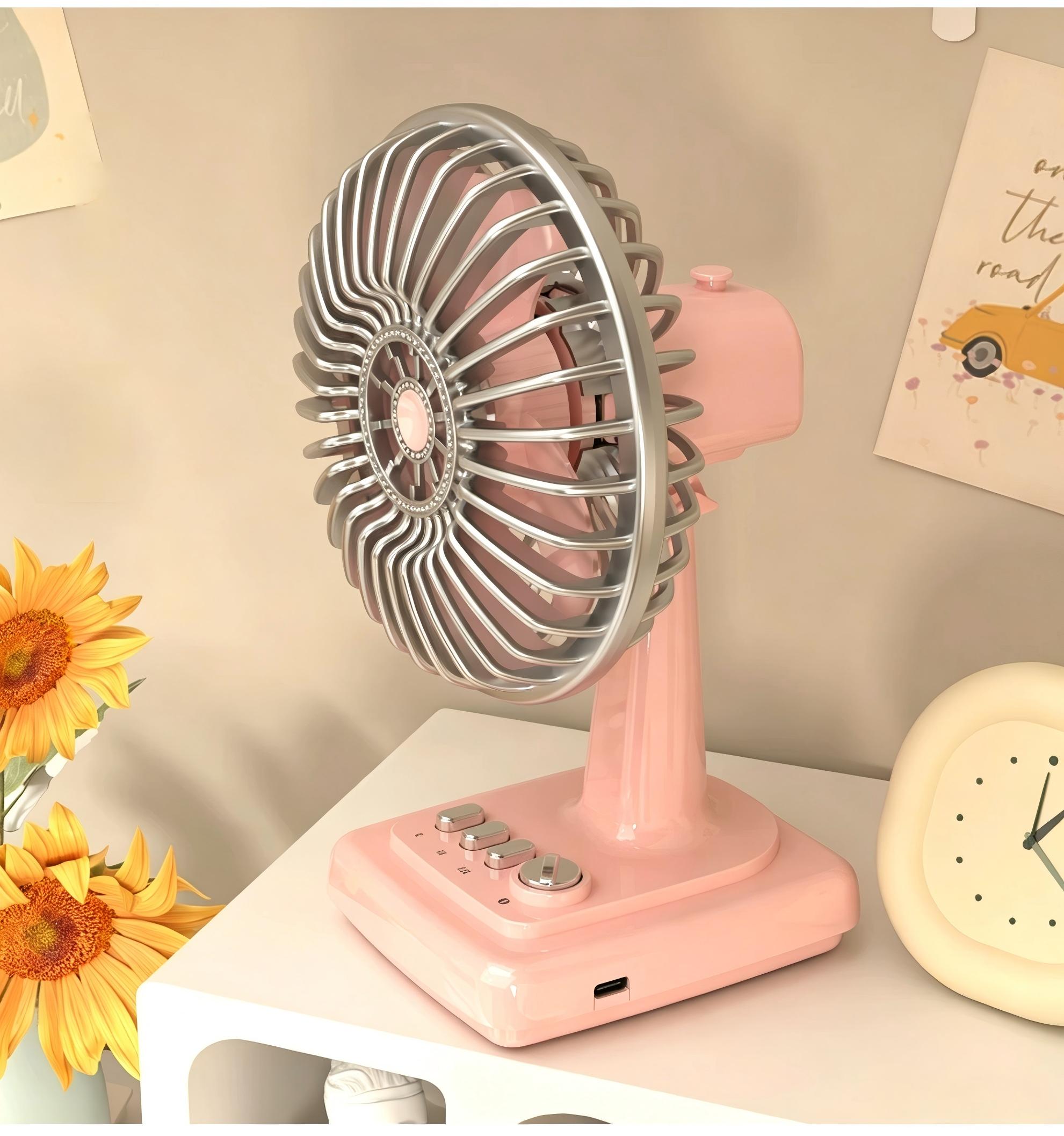 Retro-Legierungs-Tischventilat – Home Office Setup Bewertung und Preis