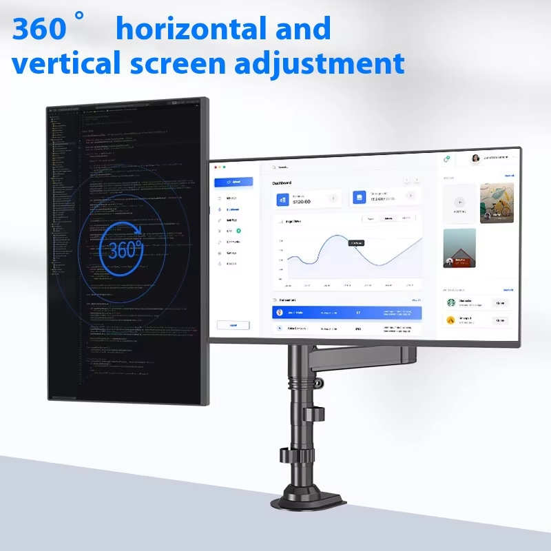 Aluminium-Legierung Schwarzer  – Monitor Arm Dual Bewertung und Preis