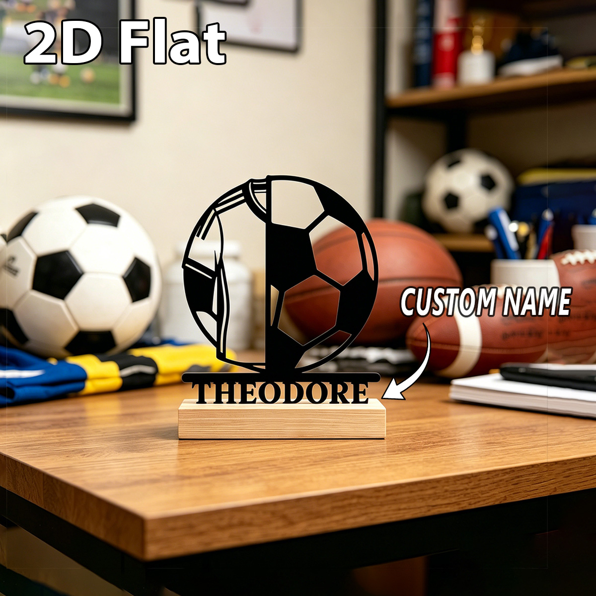 1 Stück Maßgefertigtes Fußball – Home Office Gifts Bewertung und Preis