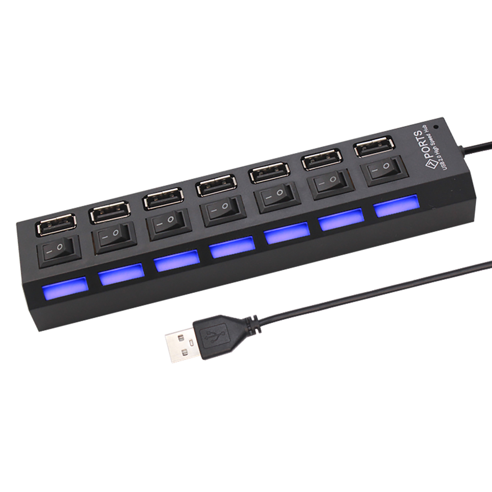 7-Port-USB-2.0-Hub-Splitter fü – Home Office Setup Bewertung und Preis