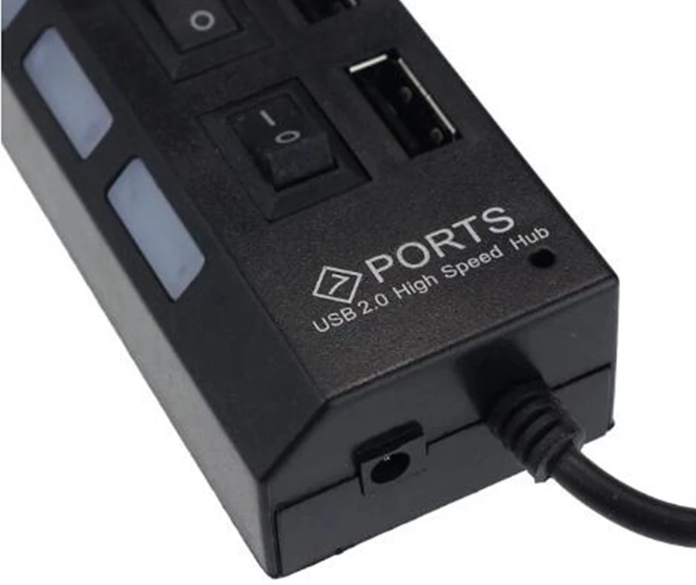 7-Port-USB-2.0-Hub-Splitter fü – Home Office Setup Bewertung und Preis