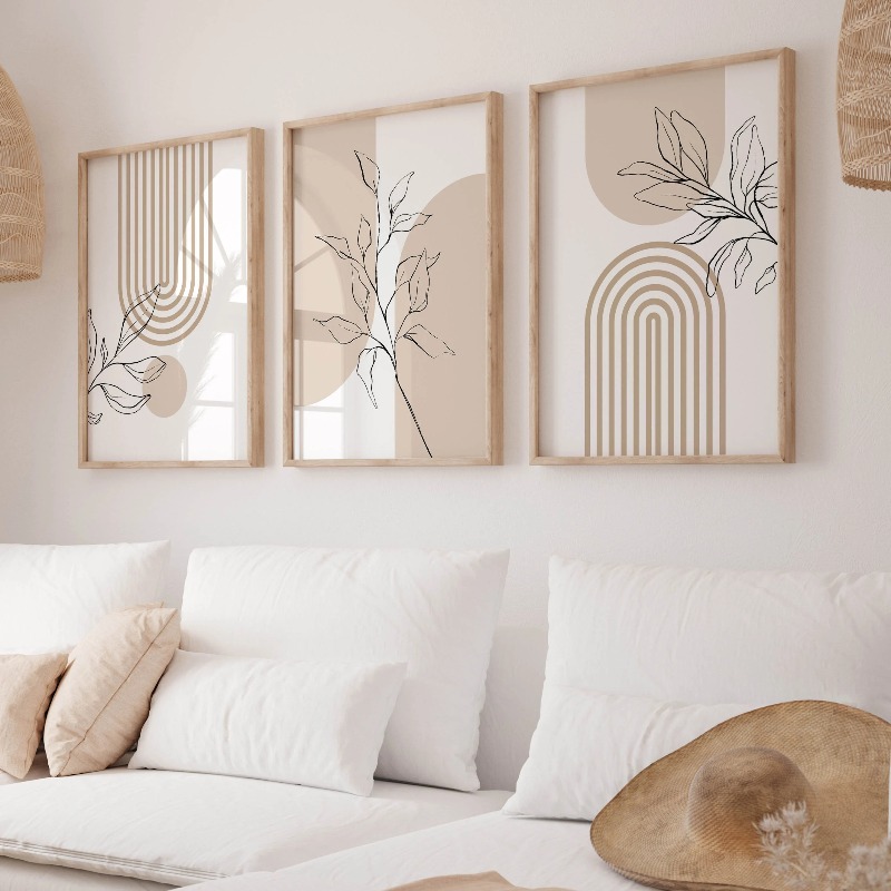 Neutrale Wandkunstdrucke für M – Home Office Minimalist Bewertung und Preis