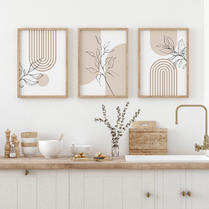 Neutrale Wandkunstdrucke für M – Home Office Minimalist Bewertung und Preis